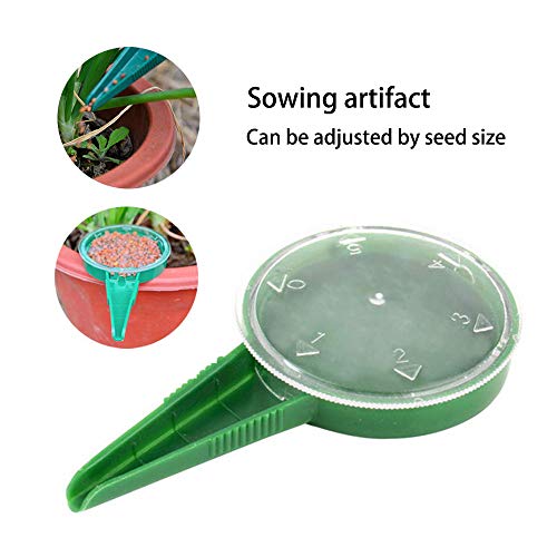 Distributeur de semences, outils de jardin 5 semoirs à graines réglables, Transplanteurs et perforateurs de différentes tailles