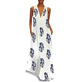 Damen Skaterkleider Knielänge Rundhals Stretch Basic Kleide Damenkleider Mode Frauen Sommer Elgant Rundhalsausschnitt Ärmellos Boho Streifen Lange Maxi Kleid Abend Party Strand Kleider Cocktailkleid Casual Evening Party Long Dress Damen V Ausschnitt A-Linie Kleid Träger Rückenfreies Kleider Sommerkleider Strandkleider Knielang Damen Blumen Muster Rundhals Casual Blusenkleid Kleider Frauen Frühling Herbst Sommer lose Kurze Ärmel Casual Kleid Blusen Kleid lose Tunika Casual T-Shirt Kleid