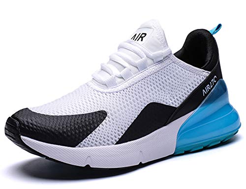GNEDIAE Homme AIR 27C Bas-Top Basket Mode Chaussures de Sports Course Sneakers Fitness Gym athlétique Multisports Outdoor Casual Blanc 39 EU