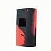 Produktbild RAYEE ModShield für Smok Alien 220w TC Silikon-Hülle Alien 220W Skin Cover Hülle Wrap Shield. schwarz / rot