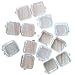 Produktbild Hosaire 10 Pcs Tragbare Mini Kunststoff transparent Cremes Aufbewahrungsbox Ear Cap 2 leere Kosmetik Jar Pot