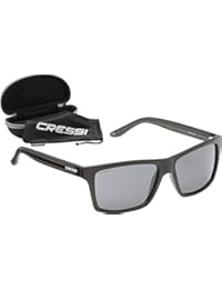 Cressi Rio - Gafas de Sol, Unisex, Adulto, Negro/ Gris Oscuro, Talla Única