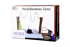 Kutuhal Hand Steadiness Tester Making Kit . Fun learning activity. Concentration Test Puzzle. Do It Yourself . DIY . Working Model . Educational Learning Toy . School Project . Physics Science Activity Kit . Gift for Students Kids . DIY . Educational Game.