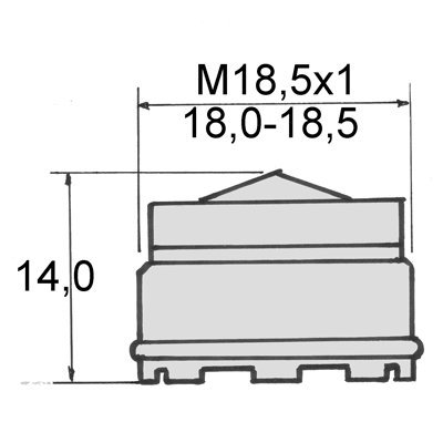 Neoperl CACHE HONEYCOMB TJ Strahlregler Mischdüse Luftsprudler, 1 Stück, M18,5, 01515548 - 3