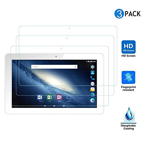 3 x ELTD XIDO Z120/3G Displayschutzfolie, Displayschutz Schutzfolie Folie Für XIDO Z120/3G, 10 Zoll (10.1") Tablet