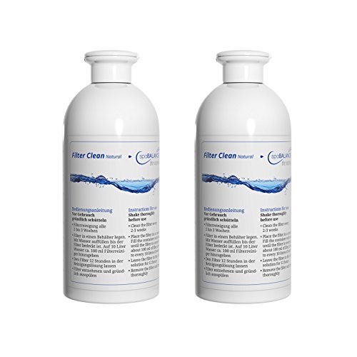 2er-Pack SpaBalancer Filter Clean Natural 0,5 l