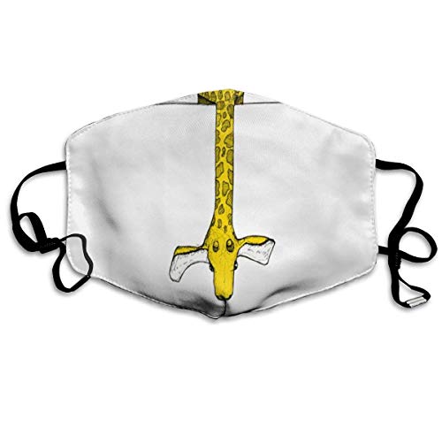 Preisvergleich Produktbild Vbnbvn Mundmaske,Wiederverwendbar Anti Staub Schutzhülle, Dustproof Anti-Bacterial Washable Reusable Giraffes Who Love Reading Mouth Cover Mask Respirator Germ Protective Safety Warm Windproof Mask