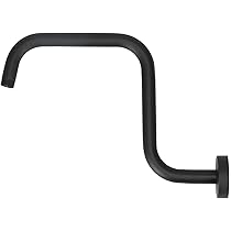 Braccio Doccia A S In Acciaio Inox - Estensione A Collo Di Cigno, Filettatura 1/2 Pollice, Per Docce Moderne - Foto 5