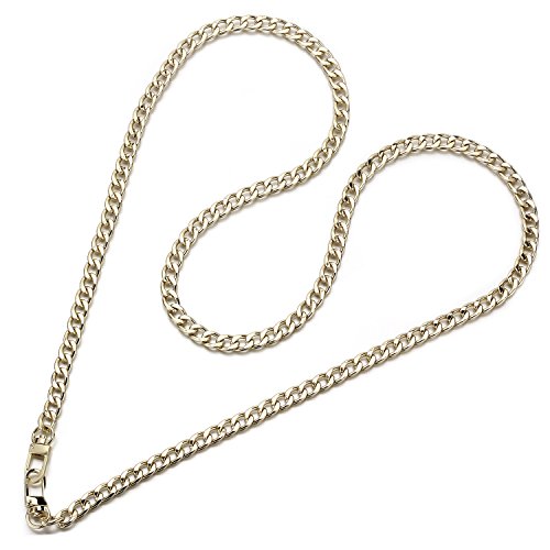Preisvergleich Produktbild Merssavo 120cm Universal Metall Geldbörse Kette Schultergurt Tragegurt Damen Handtasche Umhängetasche Riemen(Hellgold)