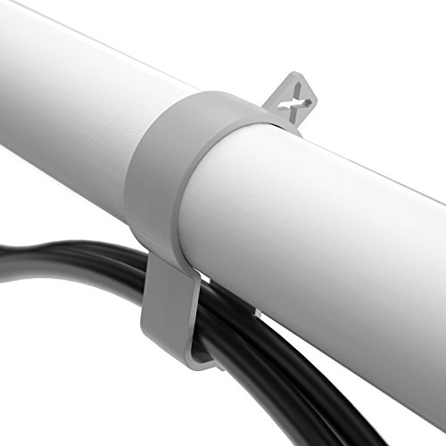 Dataflex 48.120 Monitorhalterung, Metall, weiß, 11 x 56,5 x 50,5 cm - 5