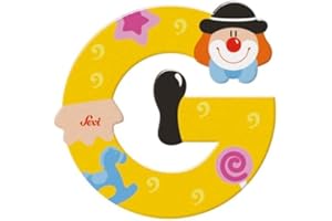 Trudi Sevi 81743 - Lettera G Clown, Colori Assortiti, 1 pezzo
