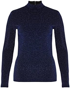 HALLHUBER Lurex Long Sleeve S, Blue