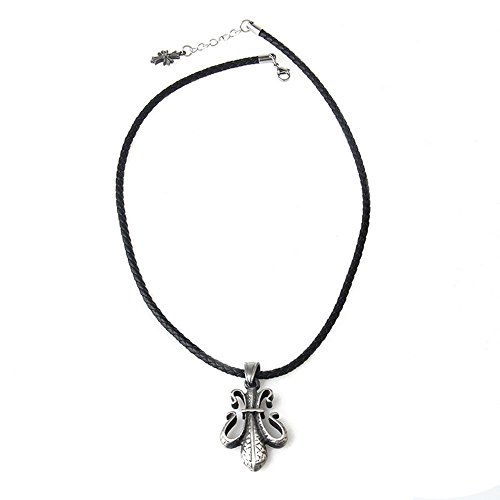 Aoligei-Mode-accessoires-Europe-et-ltats-Unis-bijoux-Scout-alliage-Collier-Fleur-Mtalique-ornements-simples-hommes