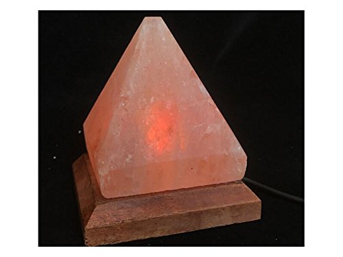 Preisvergleich Produktbild HOUHOUNNPO LED Schreibtischlampe USB Pyramide Himalaya Salz Schreibtischlampe Multi Farbwechsel Lampe Nacht Liaght für Nacht Schlafzimmer