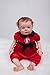 Produktbild Rayish Reborn Baby Doll 20" lebensecht realistische püppchen magnetische mund wunderschön lebensecht süßen roten schlafanzug puppe, realistische schön
