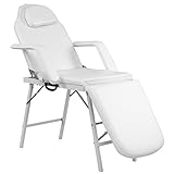 therapieliegenbezug frottee 【Material】Oberfläche von Massageliegen aus PVC hergestellt und innen mit Schaumstoff dick gepolstert, körperfreundlich und wasserabstoßend, Gestell von Behandlungsliege aus pulverbeschichtetem Metall hergestellt, sorgt für höhe Stabilität