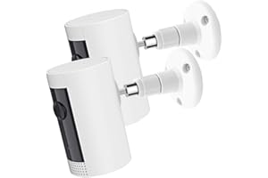 GUSFELIZ 2Pack Ring Camera Mount, Compatible with Ring Stick Up Cam Battery/Plug-in/Camera Pro Battery/ Indoor Cam (1st Gen), 360 Degree Adjustable Mount Bracket for Ring Cameras Outdoor