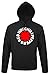 Produktbild TRVPPY Herren Hoodie Kapuzenpullover Modell Red Hot Chilli Peppers RHCP, Schwarz, L