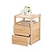 Produktbild TANG CHAO Kleines Lagerregal Alle Massivholz Nachttisch Minimalistischen Schlafzimmer Schränke Kreative Kiefer Holz Nachttisch Schublade Schrank Schließfächer Regal (größe : 50 cm)