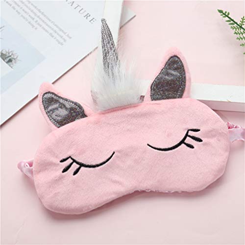 KYMLL Cute Unicorn Augenbinde Augenabdeckung Nacht Schlafen Für Frauen Mädchen Schlafhilfe