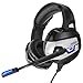 Produktbild Gaming Headset, Gamer Casque Deep Bass Kopfhörer Für Computer PC PS4 Laptop Notebook Mit Mikrofon LED,Gray