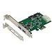 Produktbild Sedna – PCIe 2 Port USB 3.0 + 2-Port SATA 6 G Combo Universaladapter mit niedrigem Profil Halterung