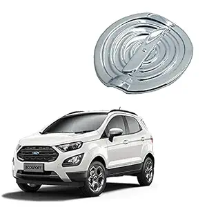 FireAxe-OWINS Exterior Chrome Accessories Fuel Tank Cover Suitable for EcoSport-2017 (Chrome, Fuel Tank Cover)