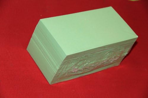 die Dicken 500x Presentation Cards Rectangular 10 x 20 cm 170 g/sm Pastel Green