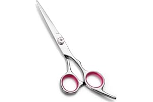 DONGKER Ciseaux De Toilettage pour Chiens Animaux De Compagnie en Acier Inoxydable Ciseaux Lame Gromming Courbé Chien Chat Ciseaux De Coupe De Cheveux Salon De Coiffure/Ciseaux Courbes