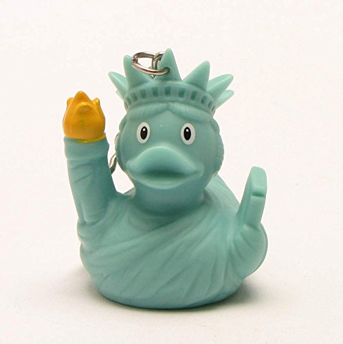 DUCKSHOP | New York Schlüsselanhänger | Badeente | L: 4,5 cm - 3