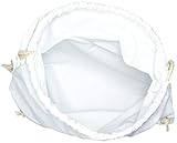 10 x Sportbeutel Turnbeutel Baumwollbeutel Kordelzug Wei§ -