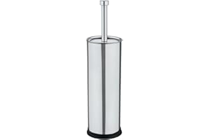 ‎WENKO WENKO Ekskluzywna szczotka do toalety ze stali nierdzewnej uchwyt na szczotkę do WC