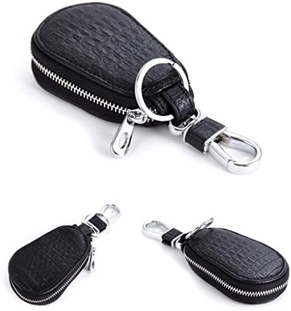 YSbiotts®,Handmade key bag,Korean key bag,Black key bag,Brown key bag,Black-A,14*5*2.5CM