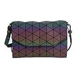 FXTKU Abendtasche Damen Handtasche Schultertasche Reisetasche Geometrische Handtasche Modern Unterarmtasche Casual Schulter Tasche Brechung Messenger Bag(C2)