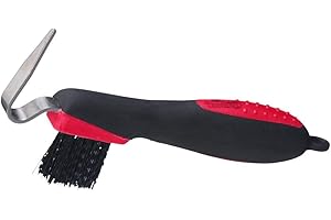 Tough 1 Great Grip Hoof Pick/Brush