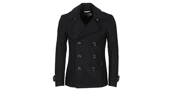 commodity slim pea coat