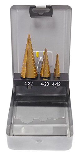 Professionelle HSS-Stufenbohrer im 3er-Set: 4-12mm/ 4-20mm/ 4-32 mm - 2