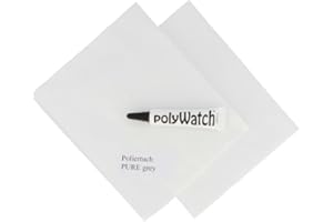 PUREGREY polyWatch Pasta de pulido, incluye 2 gamuzas limpiadoras