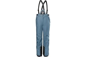 Killtec Ksw 77 Grls Ski Pnts - Pantalon de Ski Fonctionnel avec bavette Amovible, Jupe Pare-Neige et Protection des Bords - Pantalon de Ski - Fille