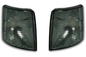 AD TUNING GMBH & CO. KG Juego de intermitentes delanteros, color gris, solo para vehículos con frontal corto