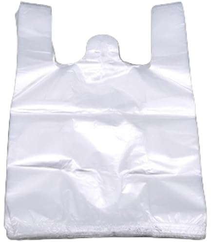 Grand Sac Plastique Sac Bretelles Blanc Liassu00e9s 12 Microns