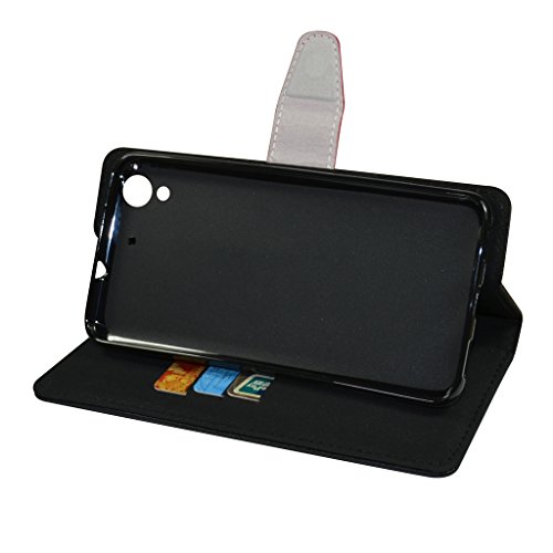 Huawei Honor 5A   Huawei Y6 II Funda Mama Mouth PU Cuero Billetera Cartera Monedero Con Soporte Funda Caso Case para Huawei Honor 5A   Huawei Y6 II Smartphone 2016 Negro