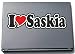 Produktbild INDIGOS UG - Aufkleber - I Love Heart Decal Sticker Laptopskin Laptopaufkleber 297 mm - Ich Liebe - Name (Mann, Frau, Kind, Junge, Mädchen) - I Love Saskia