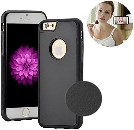 iPhone 7 Case Cover, Disamhui Anti-gravity Magical Suction Sticky Selfie Cover Case Protective Hard Case for Apple iPhone 7 4.7 inch(Black)