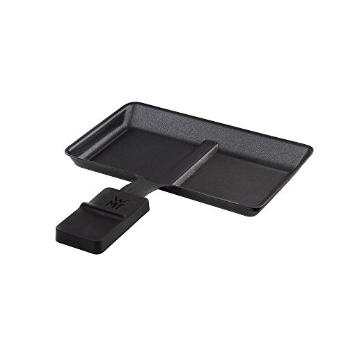 WMF KÜCHENminis Raclette für 2, flach & gerippt, 2 kleine & 1 großes Pfännchen, Schokofondue-Funktion, cromargan matt/silber - 4