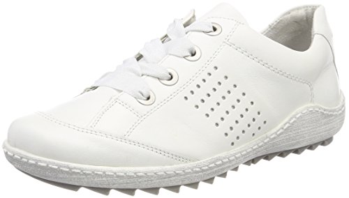 Remonte R1406, Sneakers Basses Femme, Blanc (Reinweiss/Silver), 43 EU