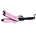 Professional Curling Tongs,CoFashion Hot Tools Curling Iron Large Barrel 25mm Ceramic LCD Display Wave Styling Hair Curlers Temperature Adjustable Pink