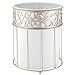 Produktbild InterDesign 86945EU Vine Abfalleimer, weiß / satiniert