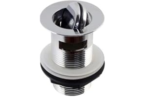 CORSO BATHROOMS Swivel Top Basin Waste Chrome Slotted