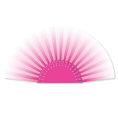 Fächer fuchsia 12 Stk. Tischkarte Platzkarte Gastgeschenk Hochzeit wds.9384.34